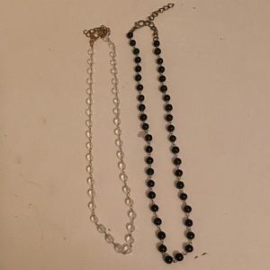 Beaded chocker duo